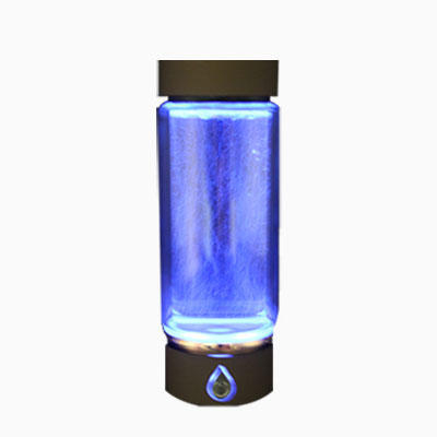 Vendre le haut de la bouteille en verre hydrogène en verre électrique Colorful Hydrogre Spect Hydrogate Spe Générateur d'eau portable HHO